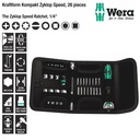 Kunci Sok Set Wera 05051045001 Zyklop Speed Ratchet 1/4" Drive , 26 Pc