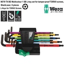 Kunci L Bintang Set BO Wera 05073599001 Ball Point BO TorxL-Key,9 Pc