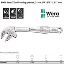 Kunci Inggris XS Wera 05020099001 6004 Joker XS Self-Setting Spanner