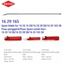 Pisau Pengganti KNIPEX 16 29 165 Spare blade 16 20 16/ 28/ 165