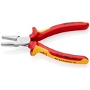 Tang Lancip Lurus Listrik 20 06 160 KNIPEX Flat Nose Pliers VDE