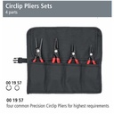Tang Snap Ring 00 19 57 V01 KNIPEX Set Of Circlip Pliers 4 Parts