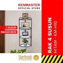 Kenmaster Rak 4 Susun Serbaguna KM-H10 / Foldable Storage - RAK043