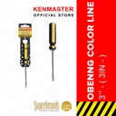 Kenmaster Obeng Color Line (-) Minus 3/4/5