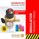 Kenmaster Kepala Regulator Gas - High Pressure + Meter KM919 - KSG023