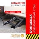 Kenmaster Dongkrak Jembatan 1 Ton Hitam - DKRK015