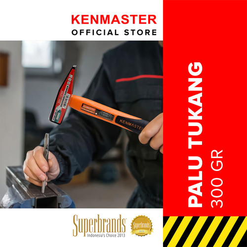KENMASTER PALU TUKANG 300 GR ORANGE HANDLE - PLUT016