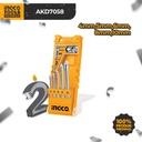 5-Pcs Glass Drill Bits (4-10mm) INGCO AKD7058 - Mata Bor Kaca Granit