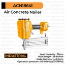 Air Concrete Nailer (18-64 mm) INGCO ACN18641 Paku Tembak Tembok Beton