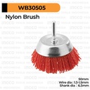 Nylon Cup Brush (Bor 2") INGCO WB30505 Sikat Mangkok Abrasive Plastik