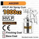 HVLP Air Spray Gun 1000 ml INGCO ASG2101 Cat Semprot PROFESIONAL Paint