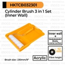 3-in-1 Roller Brush 9" INGCO HKTCB032301 Gagang Bulu Rol Roll Bak Cat