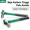 ISKU palu konde 1lb gagang karet fiber hammer ball pein hammer 1pc