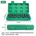 ISKU Mata Socket Impact Bits Set 10pcs Bahan Cr-Mo 1/2 Inch Driver - M