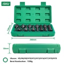 ISKU Mata Socket Impact Bits Set 10pcs Bahan Cr-Mo 1/2 Inch Driver-H