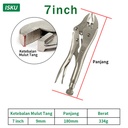 ISKU Tang Buaya 7Inch Tang Buaya 10 Inch Tang Jepit Locking Plier