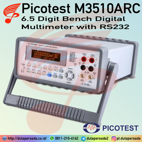 Picotest M3510ARC 6.5 Digit Bench Multimeter Digital Built-In RS232