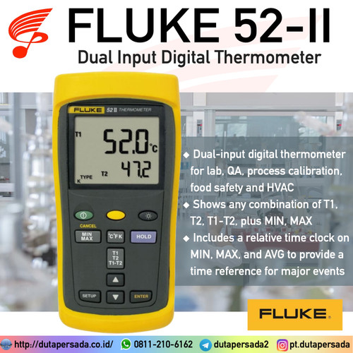 Fluke 52-II Dual Input Digital Thermometer