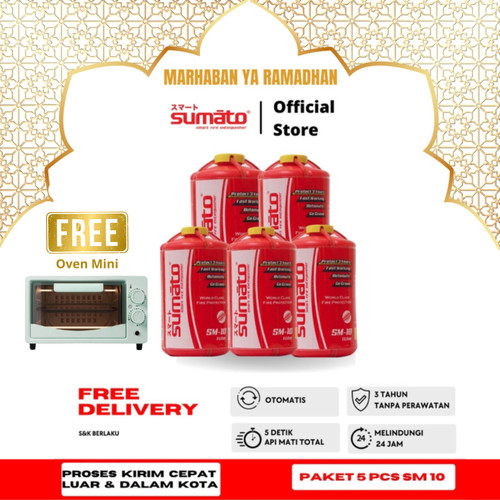 Sumato - Alat Pemadam Api Otomatis Bundling 5 pcs SM 10