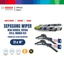 Bosch Wiper Frameless New Avanza, March K13, Ayla,Ertiga Size 21 dan 14 Inci