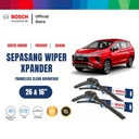 Bosch Wiper Frameless New Clear Advantage Mitsubishi Xpander 26 dan 16 Inci