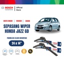 Bosch Sepasang Wiper Mobil Honda Jazz GD Frameless Advantage 24 & 14