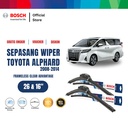 Bosch Sepasang Wiper Mobil Toyota Alphard Frameless Advantage 26 & 16
