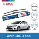 Bosch Sepasang Wiper Mobil Toyota Corolla Altis Frameless 22" & 16"