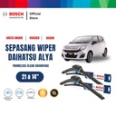 Bosch Sepasang Wiper Mobil Daihatsu Ayla Frameless New Clear 21" & 14"