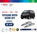 Bosch Sepasang Wiper Kaca Mobil Suzuki APV Advantage 16 dan 16 - 2 Pcs