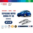 Bosch Sepasang Wiper Kaca Honda Fit GD (2005-2007) Advantage 24 dan 14 Inci