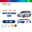 Bosch H307 Rear Wiper Kaca Belakang Mobil Toyota Wish - Lock 2 Size 12 Inci
