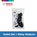 Bosch Klakson H3F Digital Fanfare (Keong) Black 12V Set -Klakson Bunyi