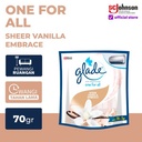 Glade One For All Pengharum Ruangan - Sheer Vanilla Embrace 70g