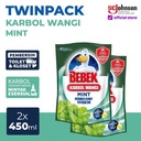 BEBEK Karbol Wangi Mint Pouch 450mL TWINPACK