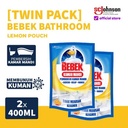 [Twin Pack] Bebek Bathroom Lemon Peach Pouch 400mL x 2pcs