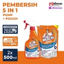 Mr Muscle Pembersih Kamar Mandi 5in1 Pump & Pouch