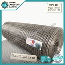 KAWAT RAM STAINLESS 25MMX25MMX1.7MMX1.2M 304/201 KAWAT LOKET STAINLESS