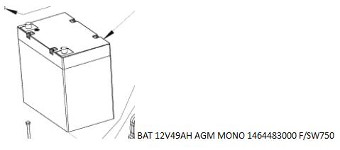 BAT AGM MONO 12V49AH 1464483000 F/SW750