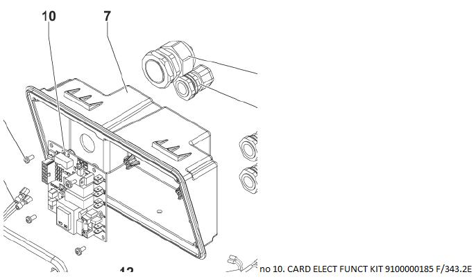 CARD ELECT FUNCT KIT 9100000185 F/343.2E