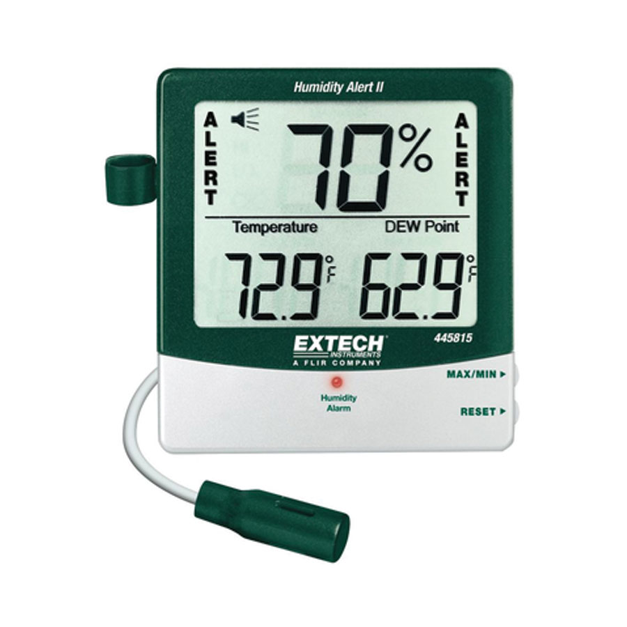 HYGRO THERMOMETER WITH RH ALERT 445815