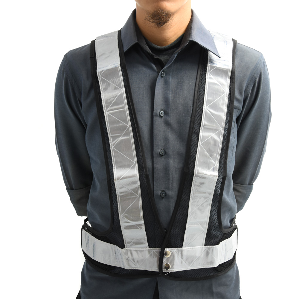 SAFETY VEST MESH SIZE M PVC SRSV6