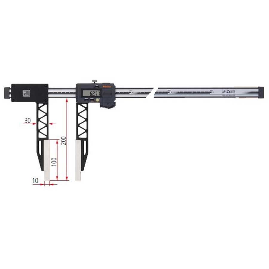MITUTOYO DIG CALIPER COOLANT18INC/.01MM552-160-10