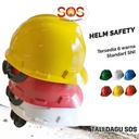 helm proyek murah merek sos + fastrac (model putar)