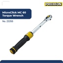 PROXXON 23350 KUNCITORSI MICROCLICK TORQUEWRENCH MC 60 12–60NM 3/8"
