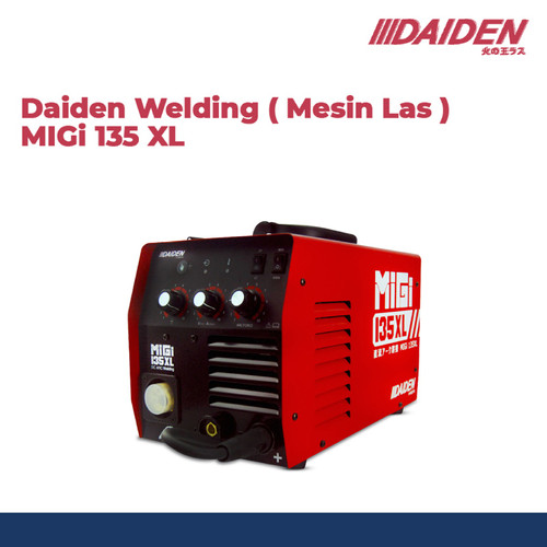 DAIDEN MIGI 135XL MESIN LAS INVERTER MIG CO2 TANPA GAS WELDING MACHINE