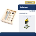 PROXXON 28200 COLLET CHUCK ARBOR COLLET SET FOR DRILL PRESS TBH 6PCS