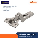 BLUM ENGSEL SENDOK 75T1750 CLIP TOP STANDARD HINGE 107 INSET APLIKASI
