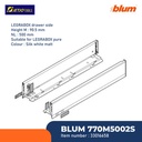 BLUM DRAWER RAK 770M5002S LEGRABOX I3 DRAWER SIDE H=90.5MM NL=500MM