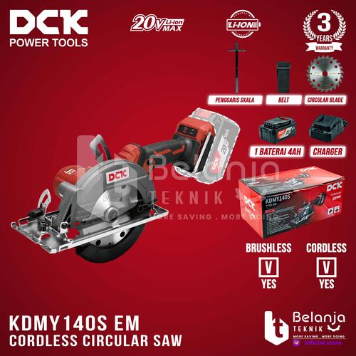 DCK Mesin Circular Saw Cordless KDMY140S Sirkel Kayu Unit Only 140 MM